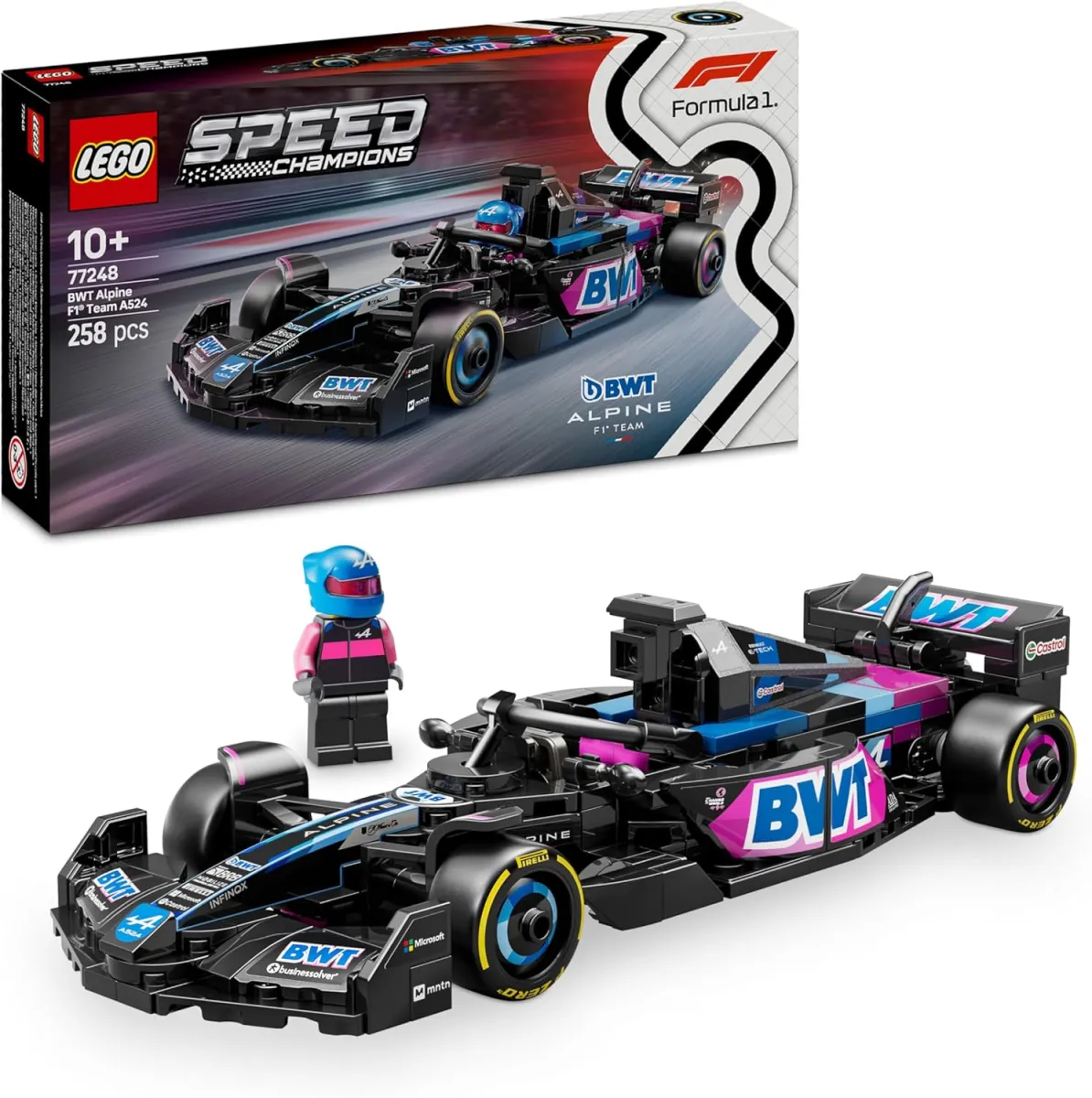 LEGO Speed Champions – BWT Alpine F1 Team A524 Rennauto (77248)