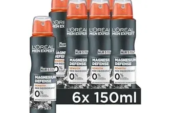 L'Oréal Men Expert 48H Sensitiv Deospray für Männer Magnesium Defense 6er Pack (6x150ml) für 12,90 € inkl. Prime-Versand (statt 17,94 €)