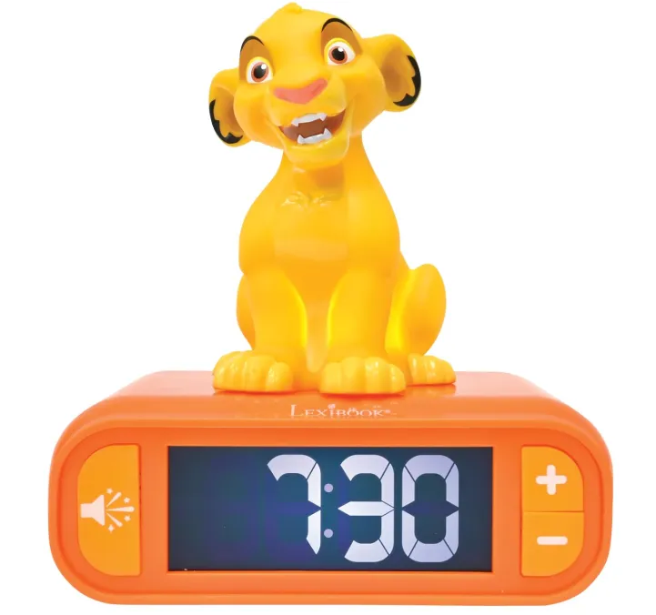 Lexibook Disney Der König der Löwen Simba Nachtlichtwecker gelb/orange RL800AN für 14,98 € inkl. Prime-Versand (statt 24,79 €)