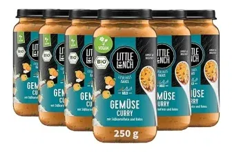 Little Lunch Bio Gemüse Curry asiatische Sauce für Reis (6x250g) ab 9,79 € inkl. Prime-Versand (statt 13,74 €)