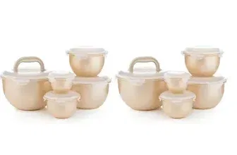 LocknLock 10 Frischhaltedosen rund Nestbar (250ml-4,0L Gesamtvolumen 17,1L) für 19,99 € inkl. Versand (statt 49,99 €) NEUKUNDE