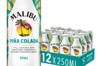 Malibu Piña Colada fruchtig-frischer Mix aus weißem Rum Ananas-Geschmack und Kokos-Likör (250ml 12 Dosen à 10 Vol.-%) ab 20,61 € inkl. Prime-Versand zzgl. Pfand (statt 32,28 €)