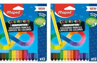 Maped – innovative Buntstifte COLOR'PEPS INFINITY (12 Stück (Packung mit 2) für 4,98 € inkl. Prime-Versand (statt 8,92 €)