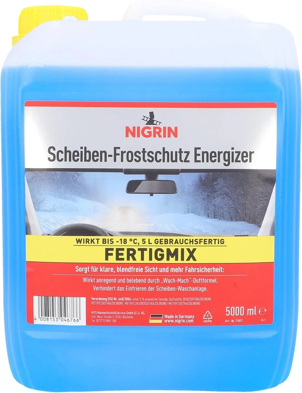 NIGRIN Scheiben Frostschutz Fertigmix ENERGIZER (5L)