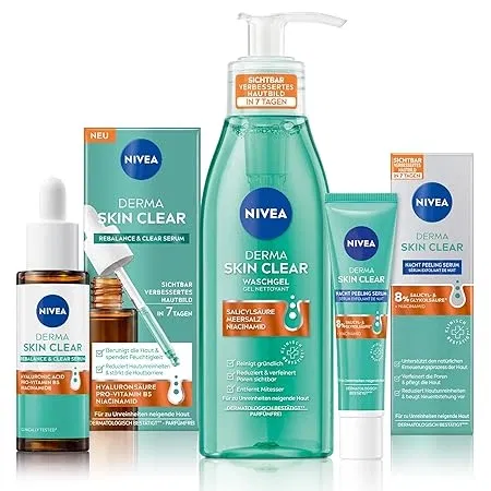 NIVEA Derma Skin Clear Routine Set ab 15,09 € inkl. Prime-Versand (statt 21,00 €)