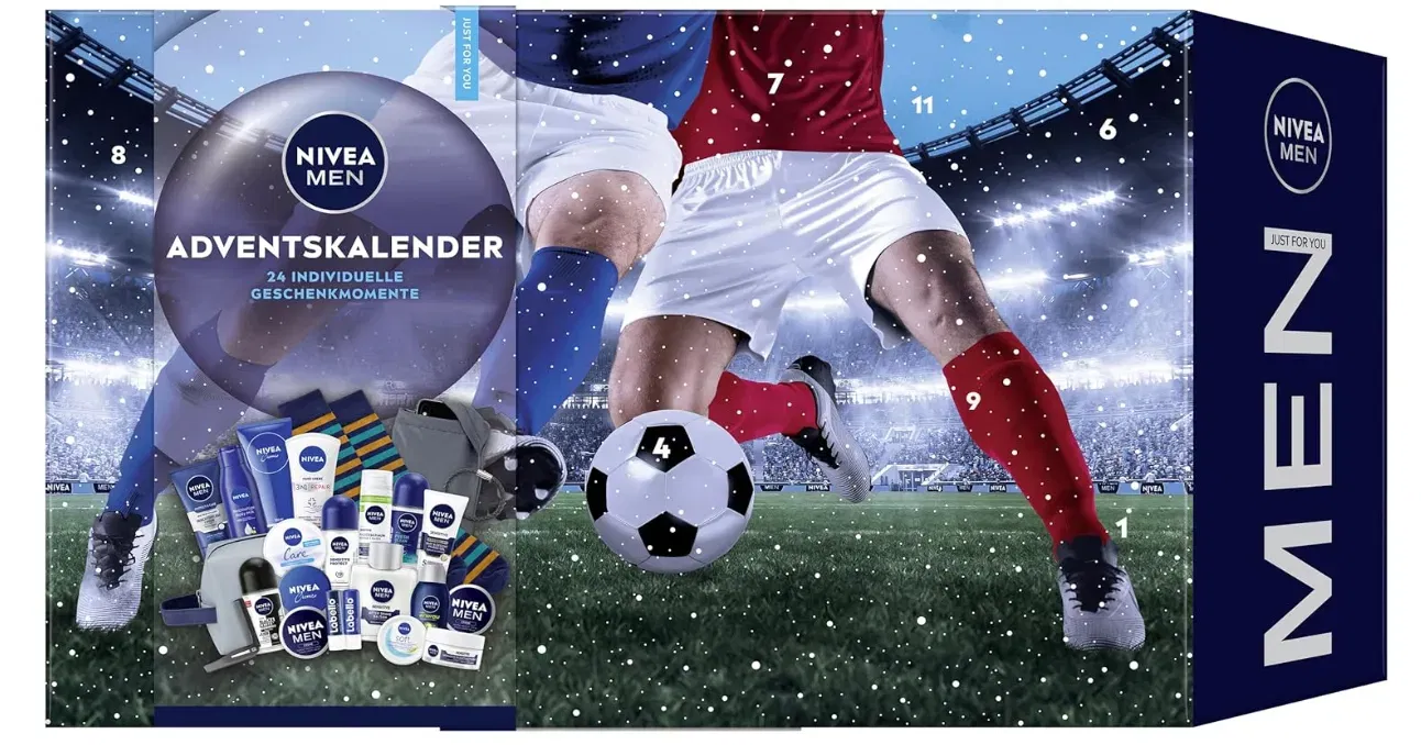 NIVEA MEN Adventskalender 2025 für 38,49 € inkl. Prime-Versand (statt 69,99 €)