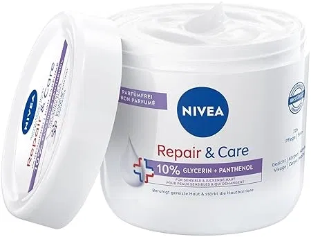 NIVEA Repair & Care Creme parfümfrei Feuchtigkeits-Körpercreme (400ml) ab 4,99 € inkl. Prime-Versand