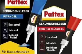 Pattex Sekundenkleber-Set 2-er-Set: Original Flüssig und Ultra Gel Superkleber (2x 10g) für 5,99 € inkl. Prime-Versand (statt 10,14 €)