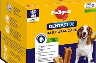 Pedigree DentaStix Hundesnack für mittelgroße Hunde (10-25kg) 56 Stück (1.44kg) ab 7,82 € inkl. Prime-Versand (statt 12,99 €)
