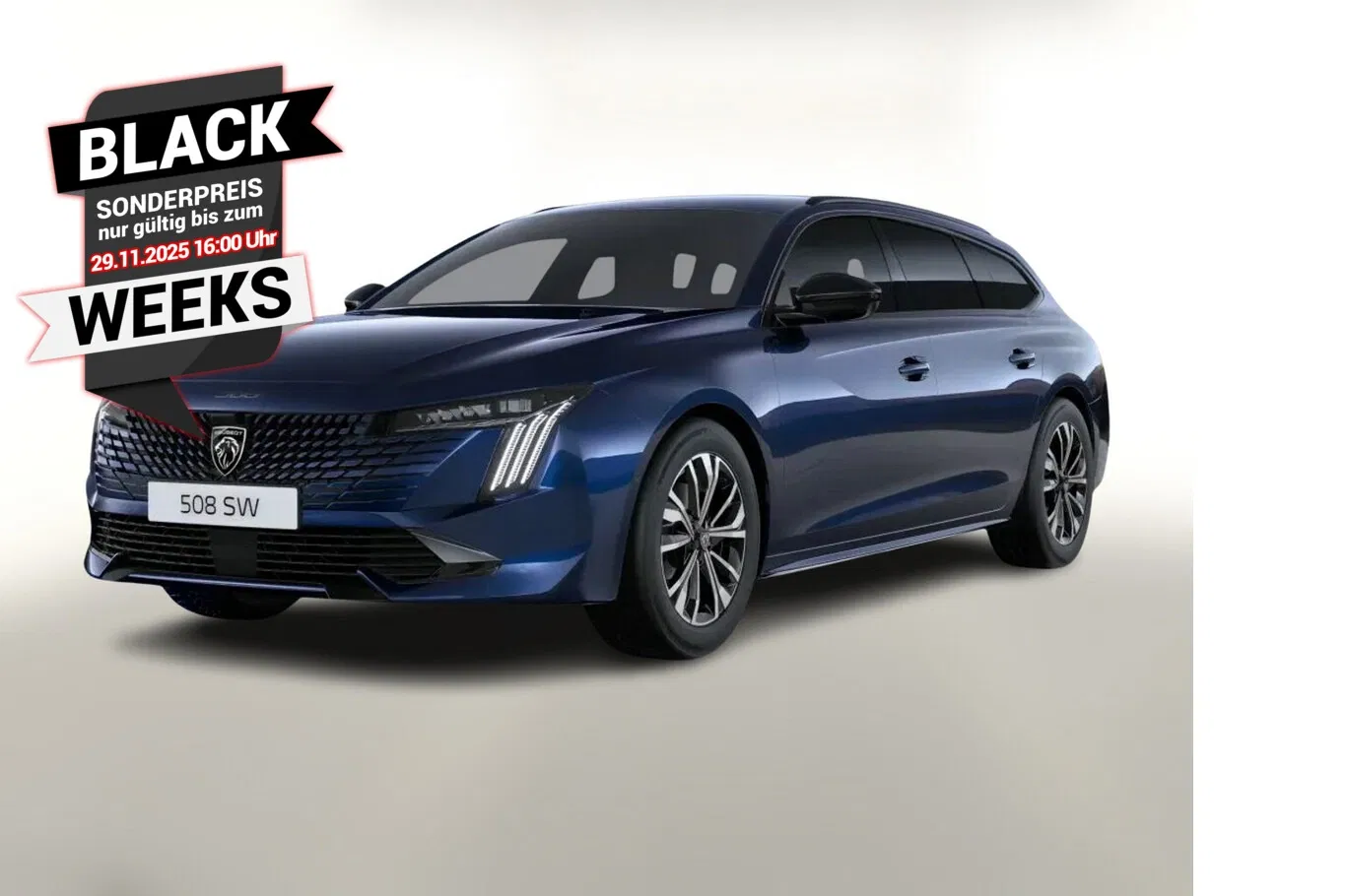 Peugeot 508 SW (Diesel, 131 PS, EZ 03/25 10 km, blau, automatisch) für 31.988,00 €