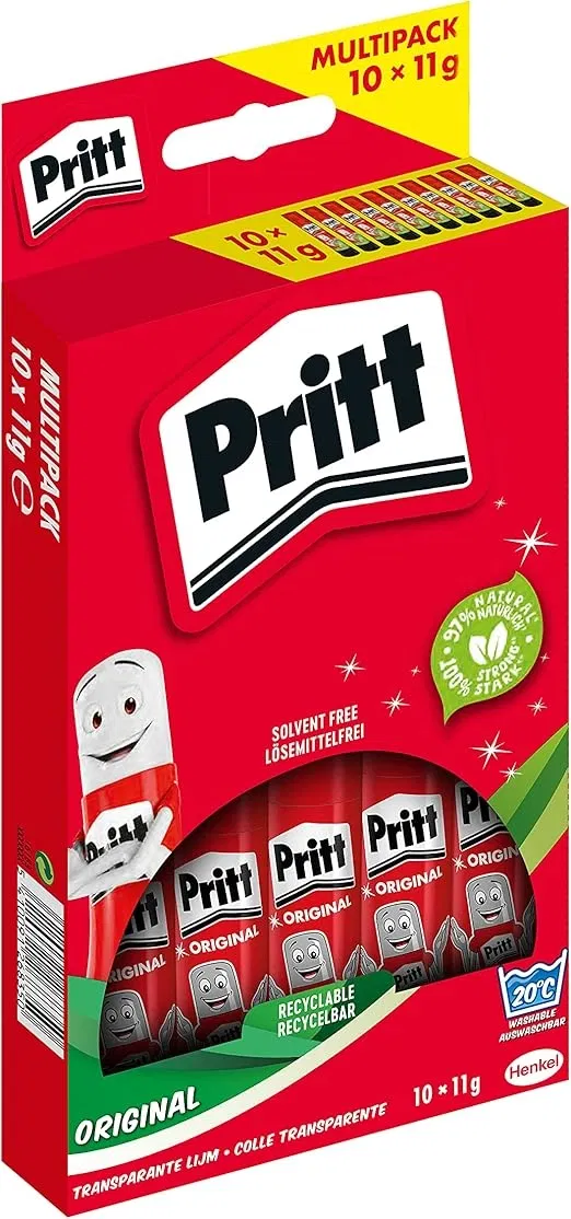 Pritt Klebestift 10er Pack (10x11g) ab 5,93 € inkl. Prime-Versand