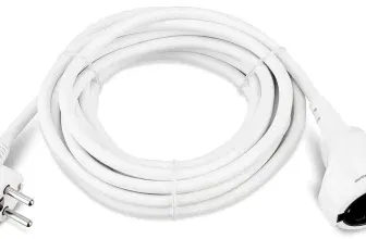 REV Verlängerungskabel – 5m mit Winkelstecker weiß (3680 W, 2 Farben) für 5,26 € inkl. Prime-Versand (statt 13,99 €)