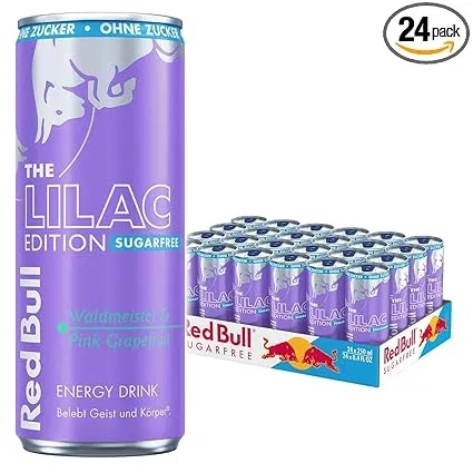 Red Bull Energy Drink Lilac Edition 24er Pack (24x250ml) ab 21,37 € inkl. Prime-Versand zzgl. Pfand