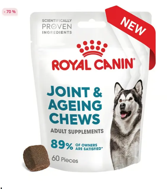 Royal Canin Joint&Ageing Chews Adult Supplements (8x240g) für 40,56 € inkl. Versand (statt 70,40 €)