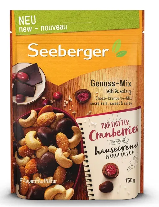 Seeberger Genuss-Mix (5x150g) ab 12,78 € inkl. Prime-Versand (statt 17,25 €)