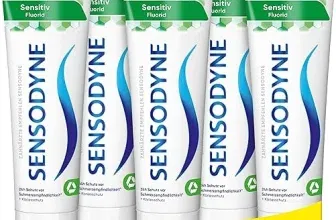 Sensodyne Zahnpasta Fluorid sensitiv 5er Pack (5x75ml) ab 11,44 € inkl. Prime-Versand