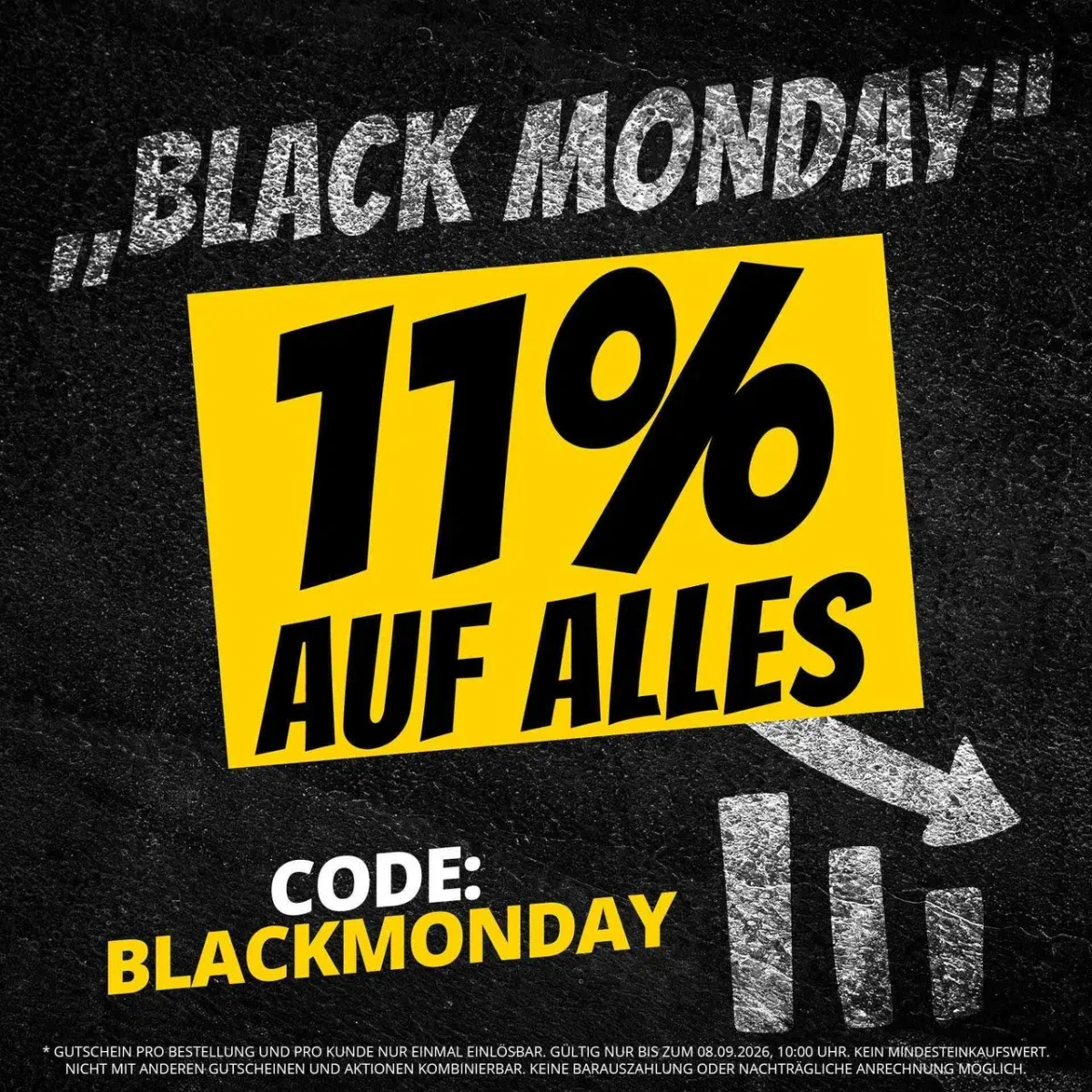 SportSpar Black Monday Day – 11 % RABATT auf ALLES!
