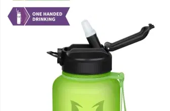 Super Sparrow Trinkflasche mit Strohhalm – Tritan Wasserflasche (600ml,BPA-Frei) für 5,29 € inkl. Prime-Versand (statt 9,00 €)