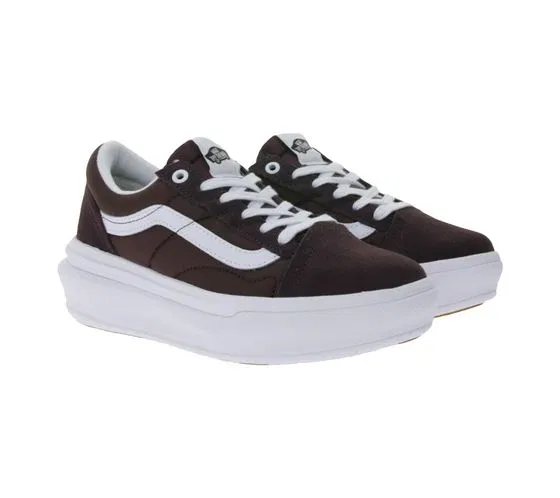 VANS Old School Overt Cc Damen Plateau-Sneaker VN0A7Q5EBEF1 Bordeaux-Rot (Gr. 38 bis 40 1/2) für 36,98 € inkl. Versand (statt 79,99 €)