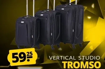 VERTICAL STUDIO Tromso 20 24 28 Stoffkoffer 3er-Set Schwarz + Füllartikel ab 55,01 € inkl. Versand