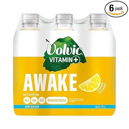 Volvic Vitamin+ Awake Zitrone 6er Pack (6x750ml) ab 5,10 € inkl. Prime-Versand zzgl. Pfand