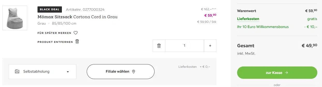 Schnäppchen, Deals Und Rabattcodes Des Tages - Warenkorb Mit Verschiedenen Produkten