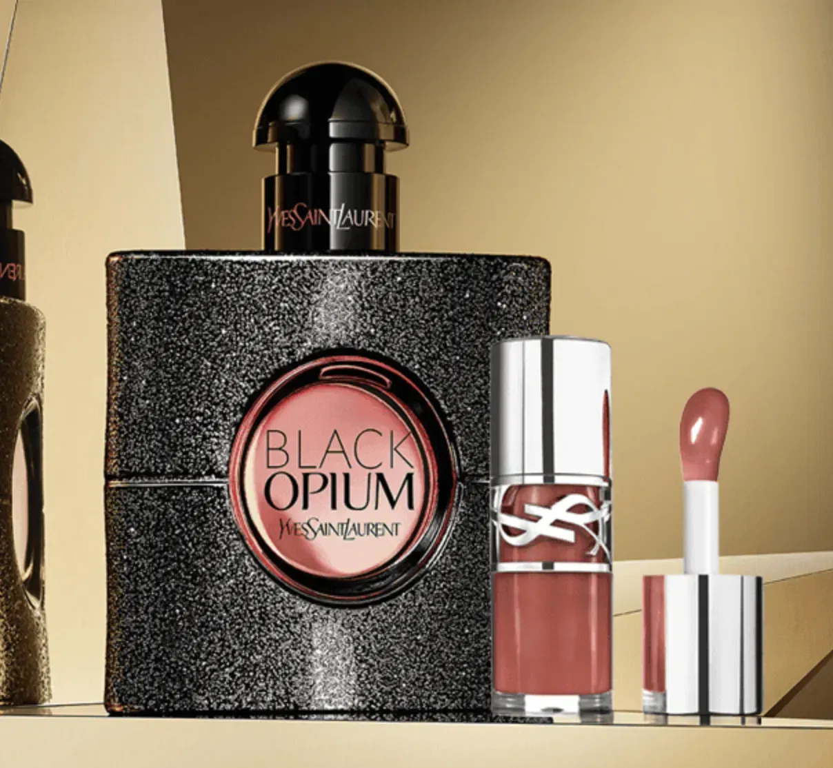 Gratisproben von Yves Saint Laurent: Black Opium Parfum + Loveshine Lip Gloss [20.000 Proben]