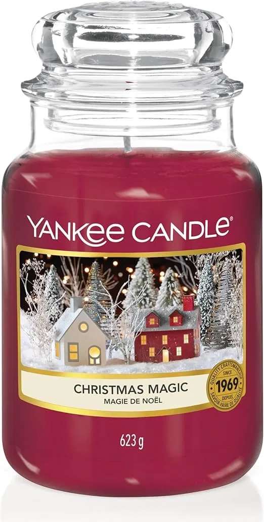 Yankee Candle Duftkerze im Glas Christmas Magic Kerze ab 18,99 € inkl. Prime-Versand