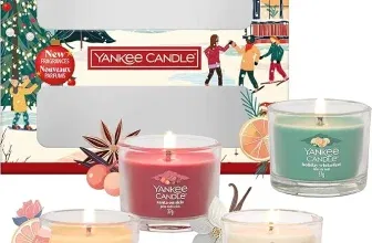 Yankee Candle Weihnachtsduftkerzen Geschenkset (4 gefüllte Mini-Votivkerzen) für 15,89 € inkl. Prime-Versand