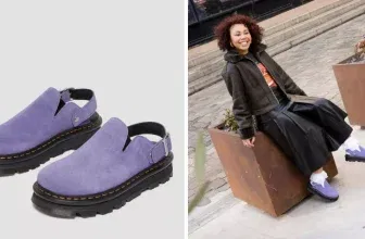 Dr. Martens ZebZg Mule Sandalen lila (Gr. 36-48) für 70,00 € inkl. Versand (statt 97,99 €)
