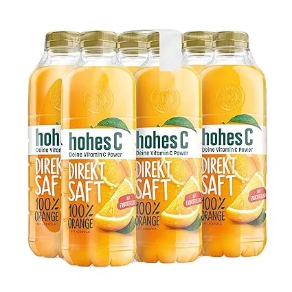 hohes C Direktsaft Orange mit Fruchtfleisch 6er Pack (6x850ml) ab 15,82 € inkl. Prime-Versand zzgl. Pfand