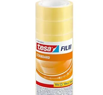 Schnäppchen, Deals und Rabattcodes des Tages - Tesafilm Standard Transparentes Multifunktions-Klebeband für Heim, Schul- und Büroanwendungen 10 m x 15 mm 10er Pack