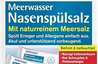 tetesept Meerwasser Nasenspülsalz 40 Beutel ab 3,69 € inkl. Prime-Versand