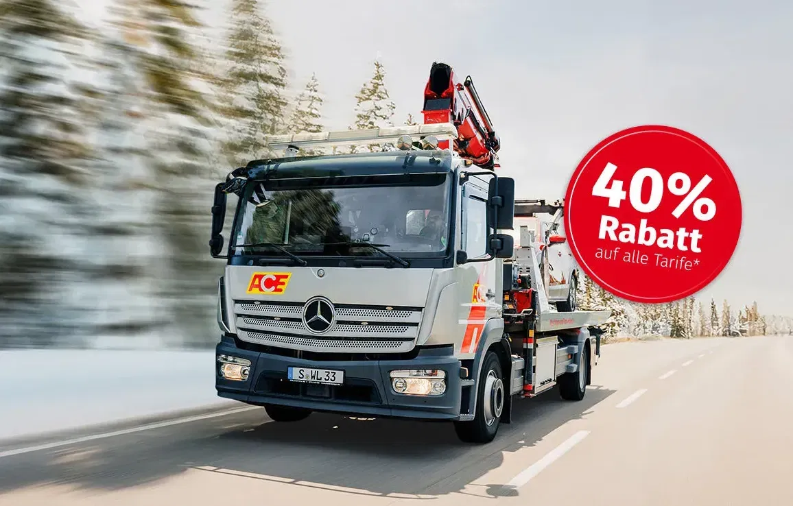 ACE Mitgliedschaft mit Rabatt: 40% sparen & rundum geschützt