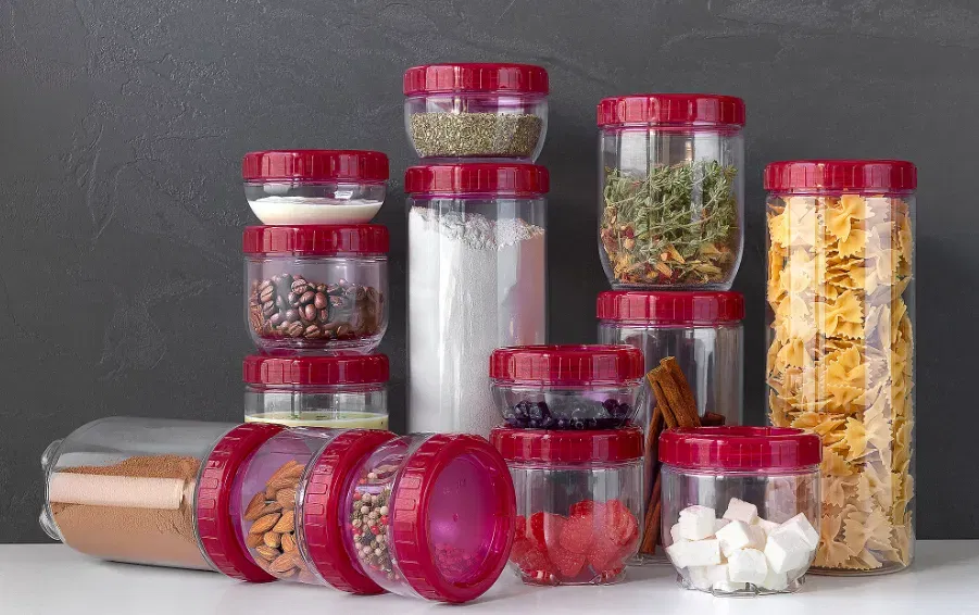 LocknLock 14 Vorratsdosen Interlock (180ml-1,6L Gesamtvolumen 9,56L) für 9,99 € inkl. Versand (statt 36,99 €) NEUKUNDE