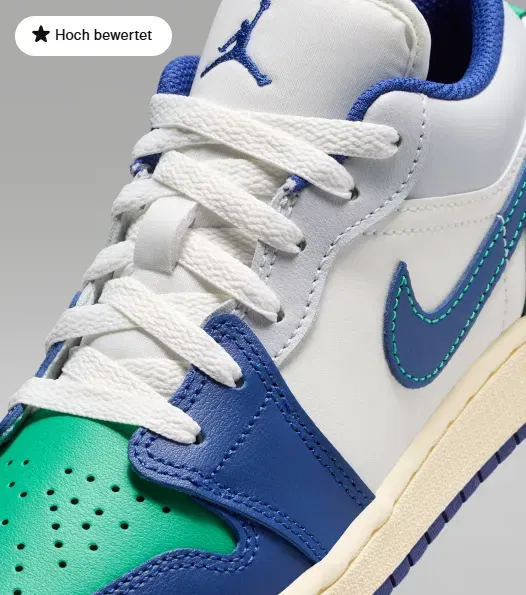 Air Jordan 1 Low 553560-147 (Gr. 35,5 bis 40) ab 47,49 € inkl. Versand  (Nike Member) (statt 110,00 €)