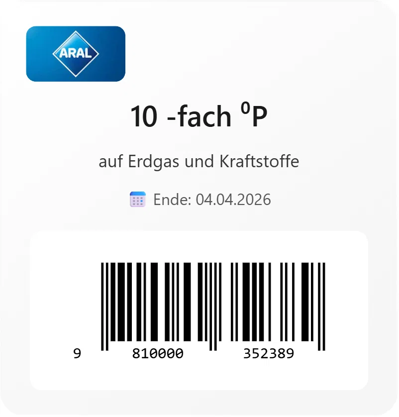 Aral 10 EAN 9810000352389 Schnäppchen, Deals und Rabattcodes des Tages - Aral 10 EAN 9810000352389