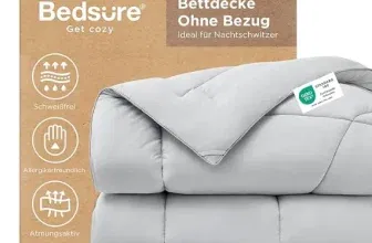 Schnäppchen, Deals und Rabattcodes des Tages - BEDSURE Bettdecke Ohne Bezug Kuehlende Bettdecke 240x220 Kuehldecken zum Schlafen
