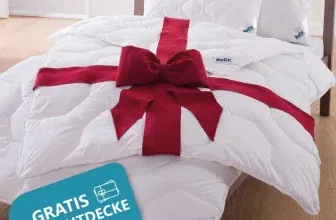 Schnäppchen, Deals und Rabattcodes des Tages - Beco Microfaserbettdecke 2 für 1 Bettdecken für Sommer und Winter inkl. 1 Gratis Leichtdecke Füllung Polyester Bezug