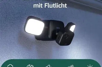 Schnäppchen, Deals und Rabattcodes des Tages: Blink Außenkamera mit Flutlicht - kabellose Sicherheitskamera