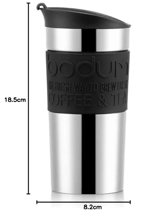 Bodum Bodumtravel Mug Thermobecher aus Edelstahl Doppelwandig Spuelmaschinengeeignet Schnäppchen, Deals Und Rabattcodes Des Tages - Bodum Travel Mug Thermobecher Aus Edelstahl