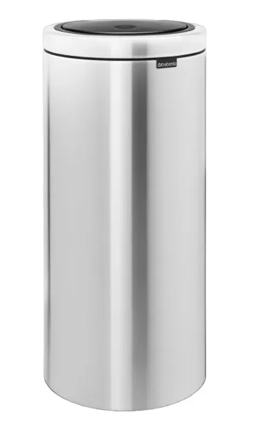 Brabantia Touch Bin Mülleimer Matt Steel (30 l) für 35,90 € inkl. Versand (statt 129,99 €)