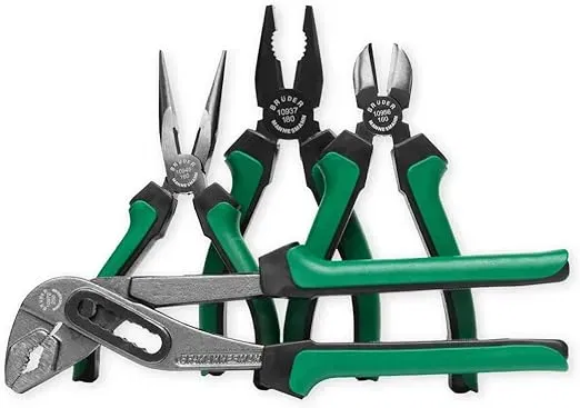 Brüder Mannesmann M10997 Zangensatz 4-teilig für 13,00 € inkl. Prime-Versand (statt 21,00 €)