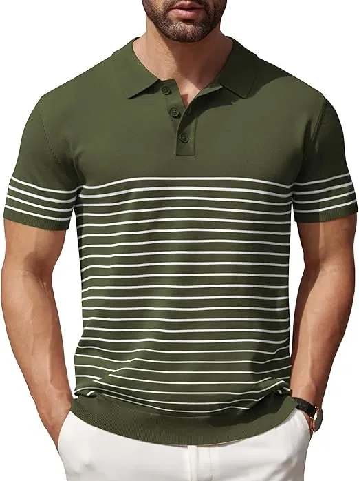 COOFANDY Herren Kurzarm Poloshirt (6 Farben, Gr. S bis XXL) für 13,12 € inkl. Prime-Versand (statt 24,99 €)
