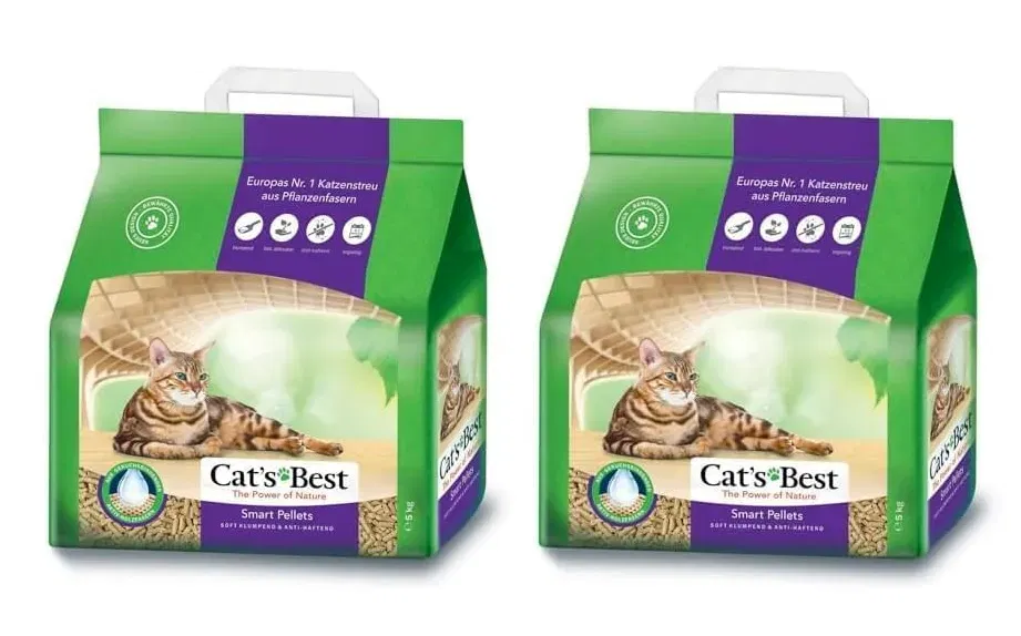 Cat’s Best Smart Pellets 100% pflanzliche Katzenstreu (2x5kg) ab 15,18 € inkl. Prime-Versand (statt 26,56 €)