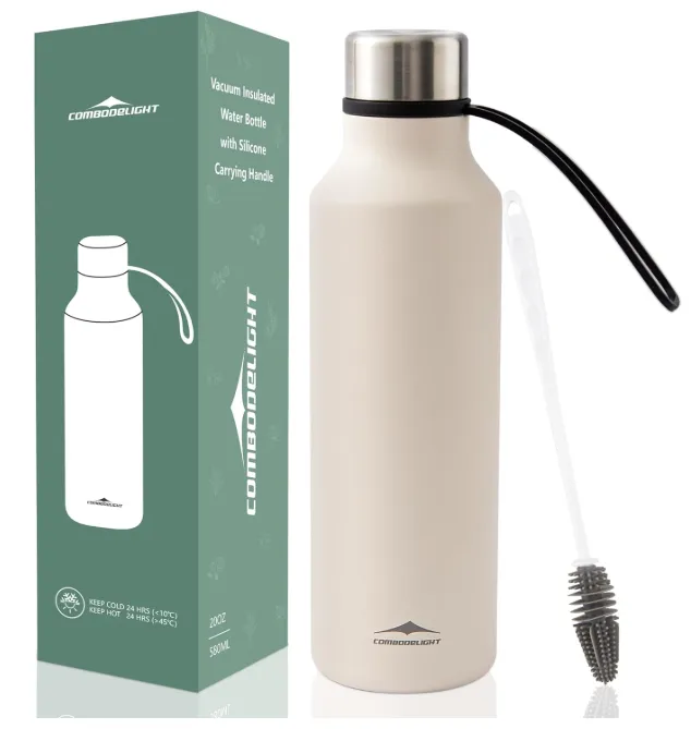 Edelstahl Trinkflasche (580ml, 4 Farben) für 5,32 € inkl. Prime-Versand (statt 11,99 €)