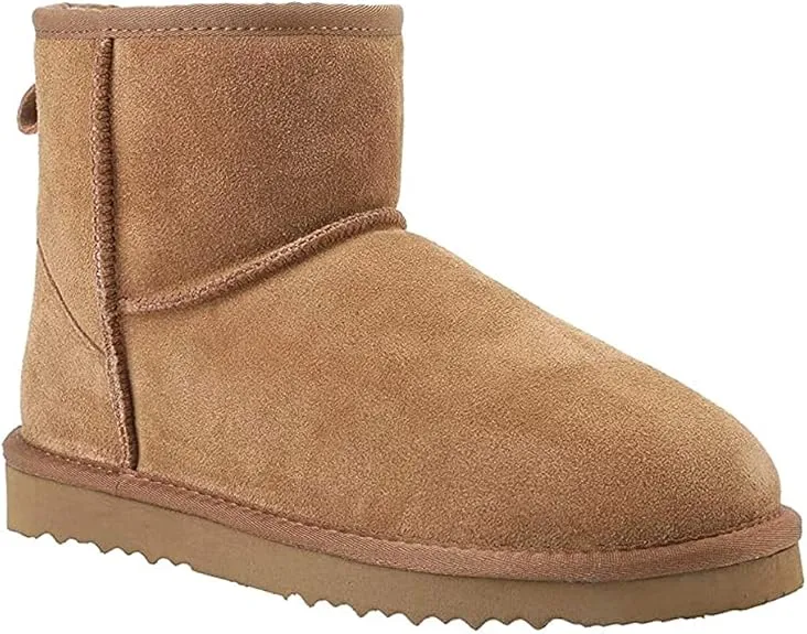 Damen Schneestiefel Leder Winterstiefel (10 versch. Farben) für 25,44 € inkl. Prime-Versand (statt 45,79 €)