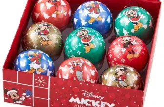Disney Christbaumkugel SET Mickey And Friends 9-teilig für 15,98 € inkl. Versand