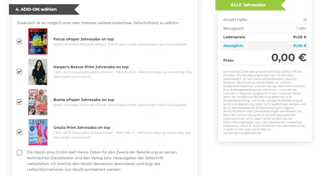 ELLE Jahresabo 12 12 2025 02 56 PM Schnäppchen, Deals Und Rabattcodes Des Tages - Elle Jahresabo