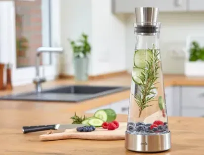 Schnäppchen, Deals Und Rabattcodes Des Tages - Emsa Karaffe Flow Slim Mit Integriertem Kühlpad